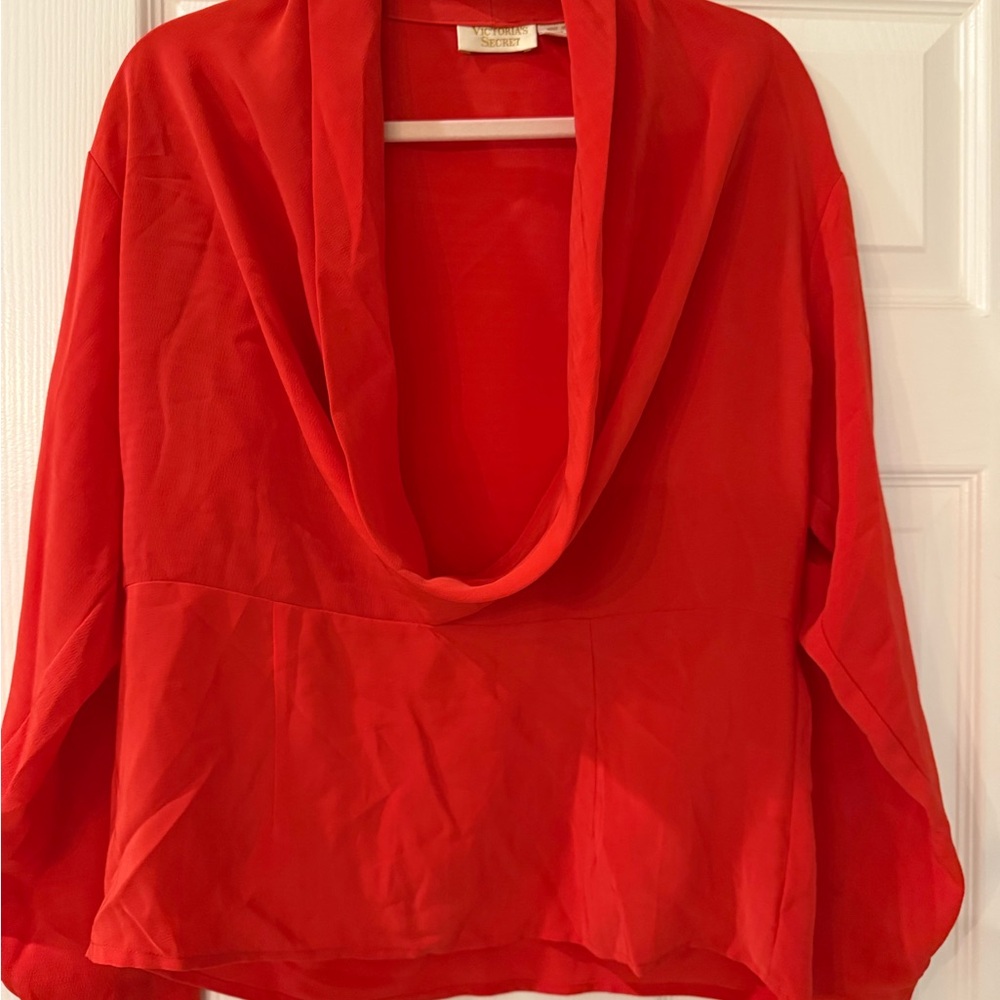 VTG Victoria's Secret Vibrant Red Top